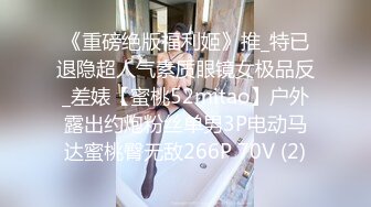 《重磅绝版福利姬》推_特已退隐超人气素质眼镜女极品反_差婊【蜜桃52mitao】户外露出约炮粉丝单男3P电动马达蜜桃臀无敌266P 70V (2)