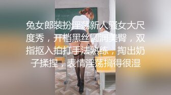 兔女郎装扮淫荡新人骚女大尺度秀，开档黑丝圆润美臀，双指抠入拍打手法熟练，掏出奶子揉捏，表情淫荡搞得很湿