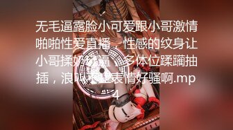 无毛逼露脸小可爱跟小哥激情啪啪性爱直播，性感的纹身让小哥揉奶玩逼，多体位蹂躏抽插，浪叫不止表情好骚啊.mp4