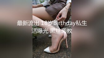 最新流出 18岁Birthday私生活曝光 黑丝调教