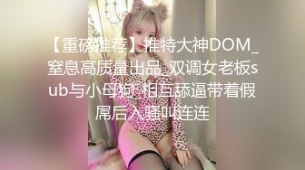 【重磅推荐】推特大神DOM_窒息高质量出品_双调女老板sub与小母狗_相互舔逼带着假屌后入骚叫连连