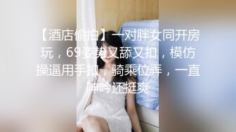 【酒店偷拍】一对胖女同开房玩，69姿势又舔又扣，模仿操逼用手扣，骑乘位弄，一直呻吟还挺爽